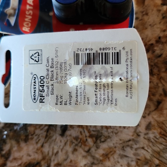 C Cleat Cam with black base (3x1) - Picture 2 of 2